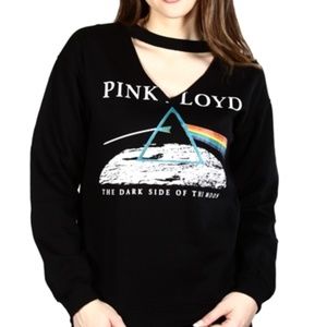 Restocked! Pink Floyd Choker Sweatshirt Dark Moon